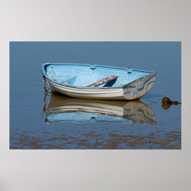 Póster Antiguo bote de remos (Frente)