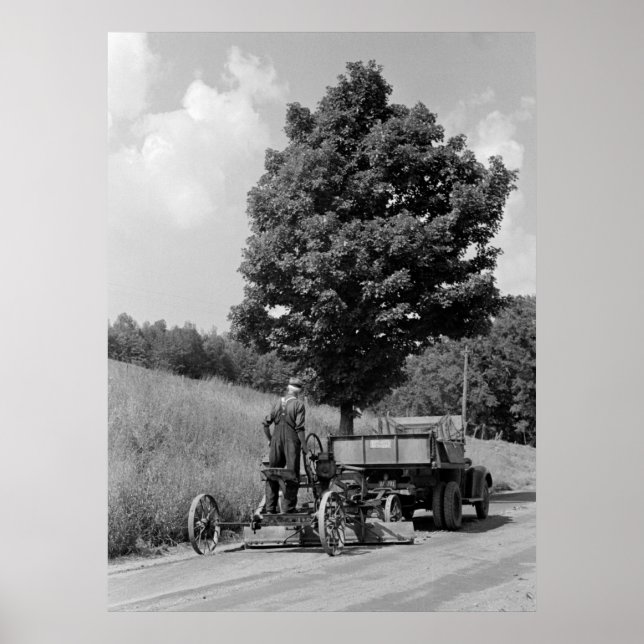 Póster Antiguo Carretero, 1937 (Frente)