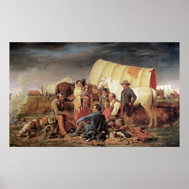 Póster Antiguo consejo del Oeste sobre el Poster de Prens (Frente)