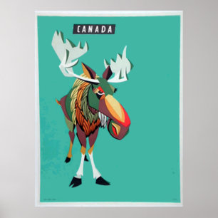 Póster Antiguo de Canadá