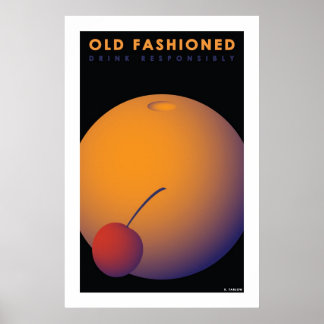 Póster Antiguo de moda (Poster de papel de archivo grande
