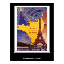 Póster Antiguo de París
