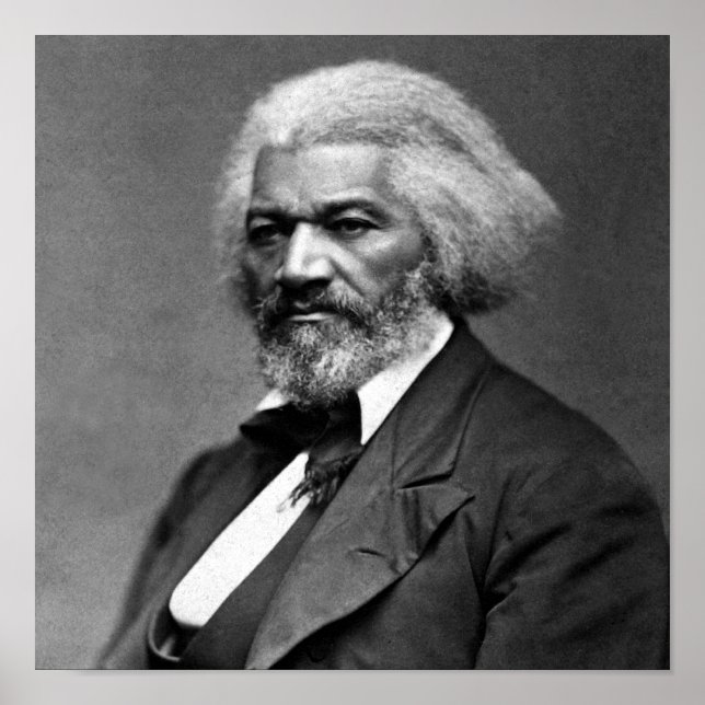 Póster Antiguo Fr3d3rick Bailey Douglas Héroe Africano Am (Frente)