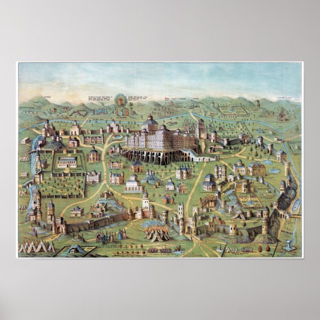 PÓSTER ANTIGUO JERUSALÉN (Frente)