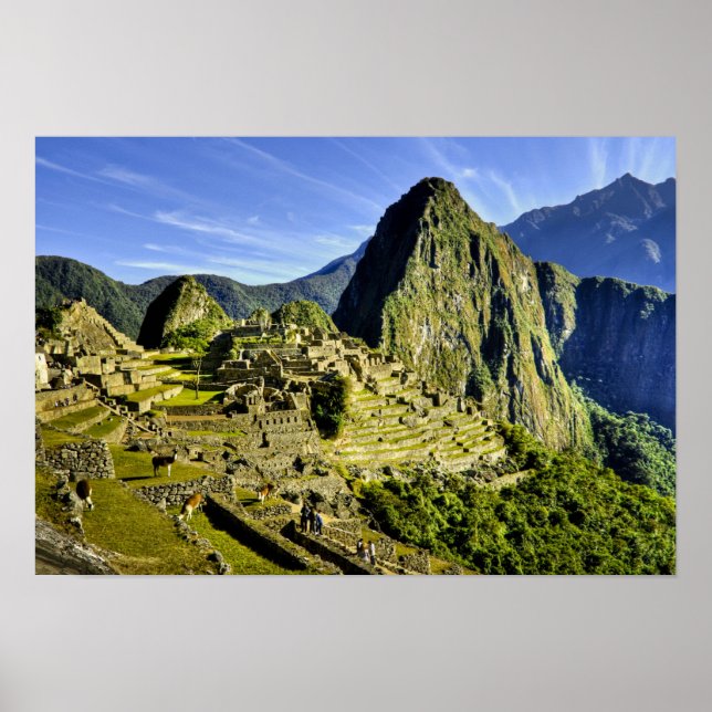 Póster Antiguo Machu Picchu, último refugio de la (Frente)