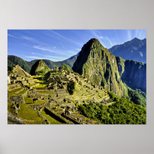 Póster Antiguo Machu Picchu, último refugio del