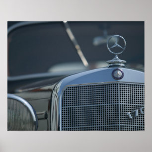 Póster antiguo mercedes 4
