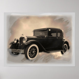 Póster Antiguo Poster de coches