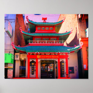 Póster Antiguo Poster de Intercambio de Teléfonos Chinos