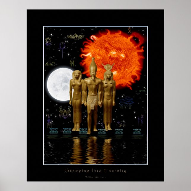 Póster Antiguo Poster de la Fantasía al estilo egipcio (Frente)