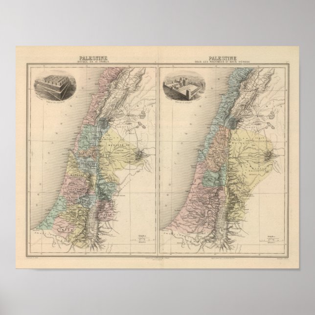 Póster Antiguo pueblo palestino (Frente)