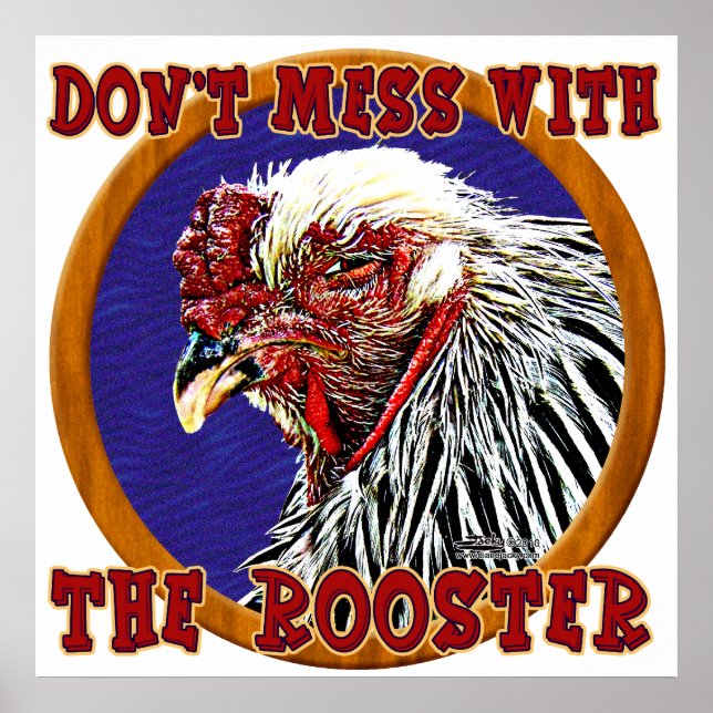Póster Antiguo Rooster (Frente)