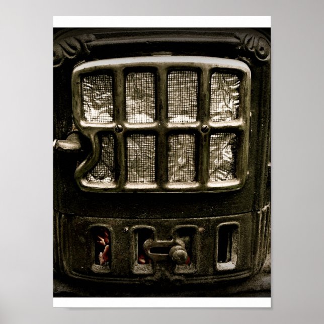 Póster Antiguo Salón de Hierro Frente de Fibras (Frente)