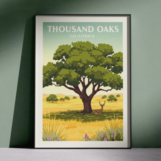 Póster Antiguo Thousand Oaks California (Subido por el creador)