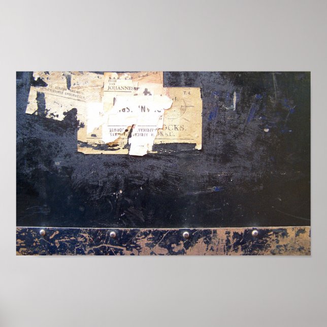 Póster Antiguos Pegatinas de equipaje (Frente)