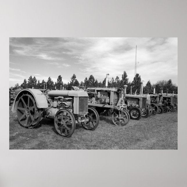 Póster Antiguos Tractores (Frente)