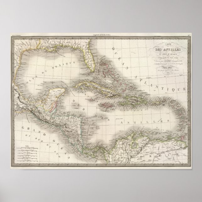 Póster Antillas - Antillas (Frente)