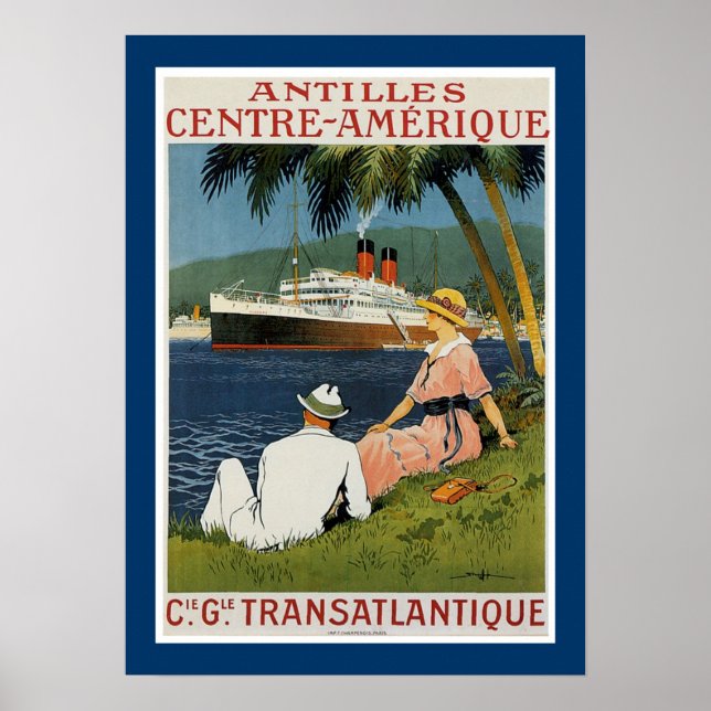 Póster Antilles Center Amerique Poster (Frente)