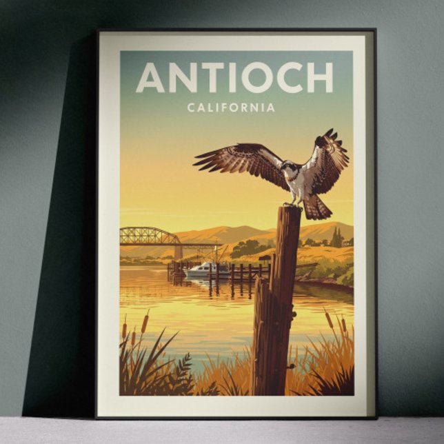 Póster Antioch California Vintage (Subido por el creador)