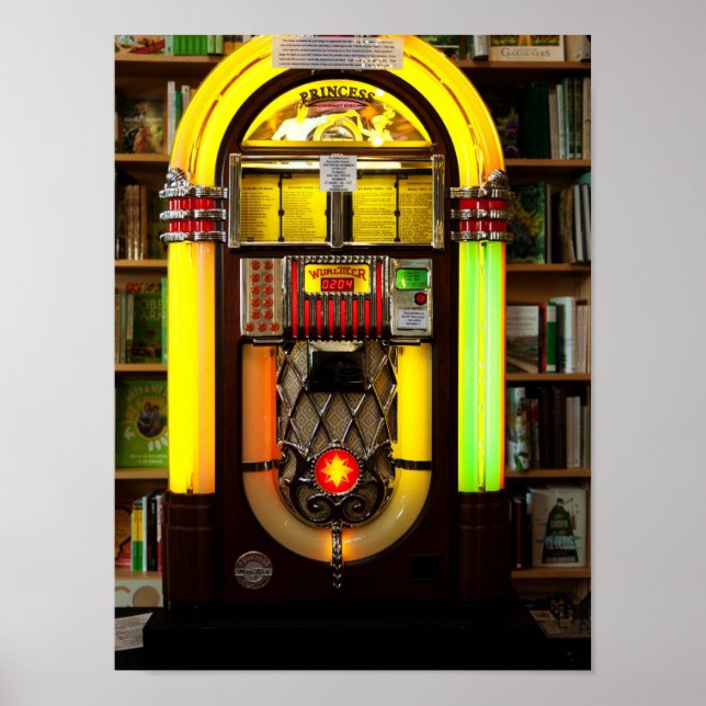 Póster Antique Jukebox (Frente)