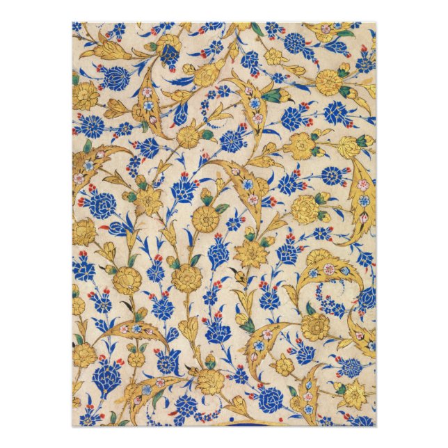 Póster Antique Oriental Sultan Design (Anverso)