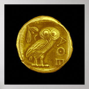 PÓSTER ANTIQUE OWL