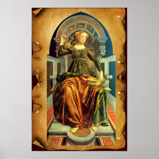 PÓSTER ANTIQUE RENAISSANCE TAROTS 14 / TEMPERANCE