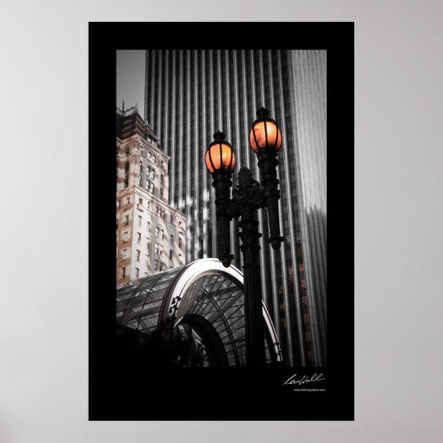 Póster Antique Street Lamp (Frente)
