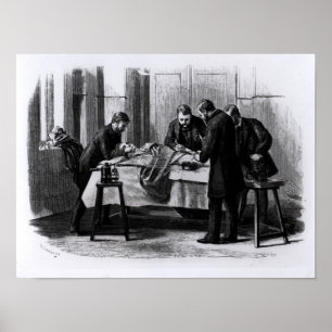 Póster Antiseptic Surgery, 1882