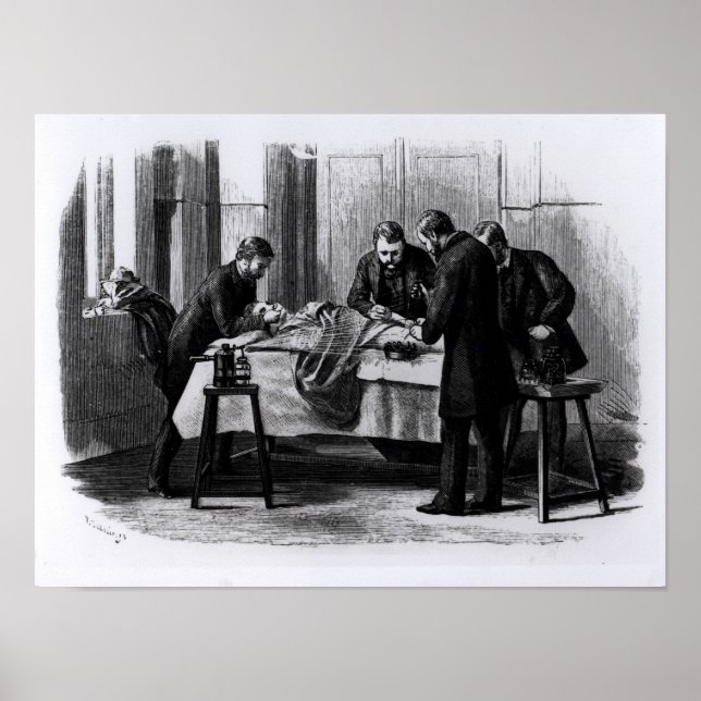 Póster Antiseptic Surgery, 1882 (Frente)