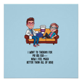 Póster ANTISTRESS psychiatrist THERAPIST MENTAL HEALTH