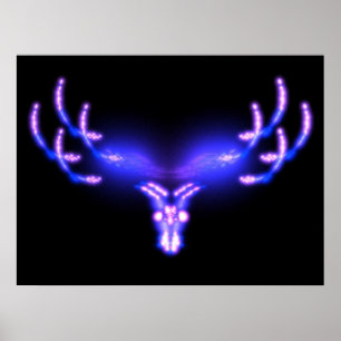 Póster Antlers Eléctricos