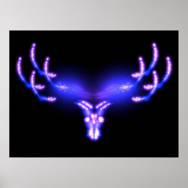 Póster Antlers Eléctricos (Frente)