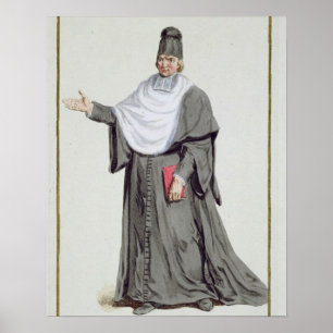 Póster Antoine Arnauld (1612-94) de "Receuil des Estamp"