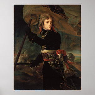Póster Antoine-Jean Gros Bonaparte at the pont d'Arcole
