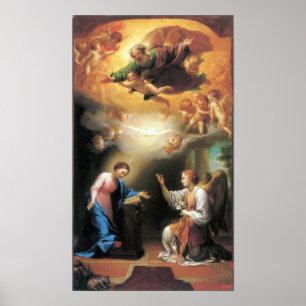 Póster Anton Raphael Mengs - Anunciación