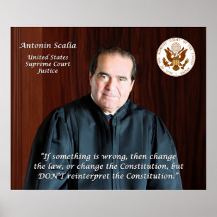 Póster Antonin Scalia