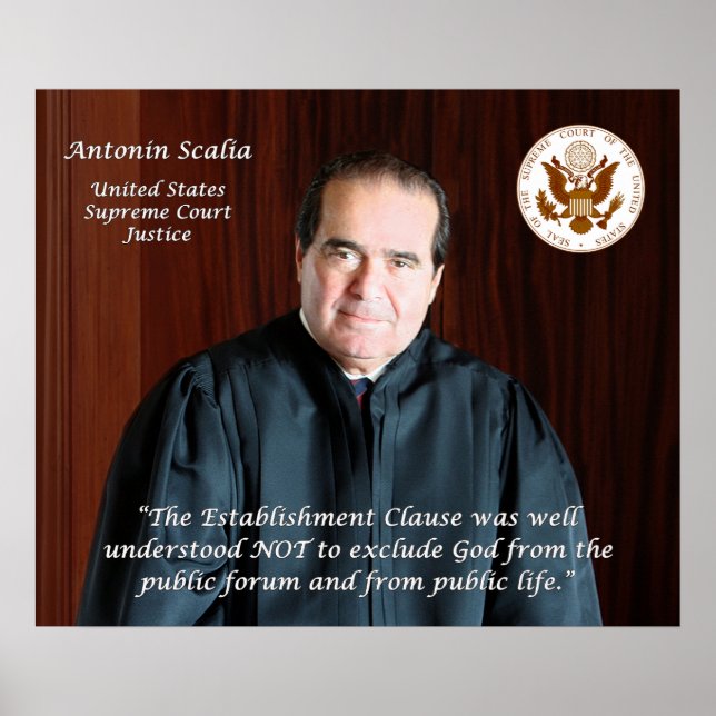 Póster Antonin Scalia (Frente)