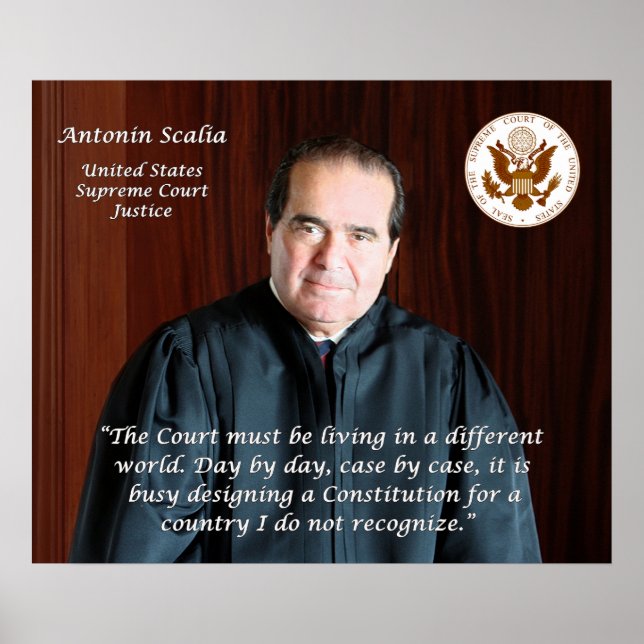 Póster Antonin Scalia (Frente)
