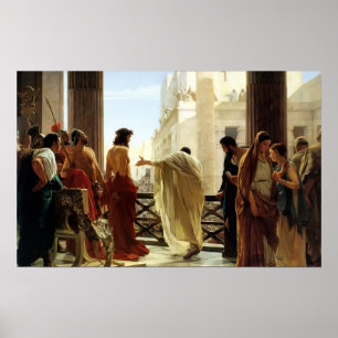 Póster Antonio Ciseri - homo de Ecce