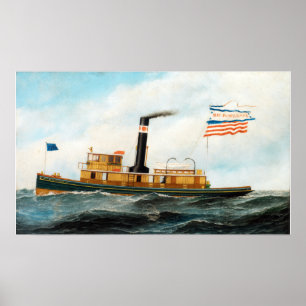 Póster Antonio Jacobsen El Tug De Ocean-Going