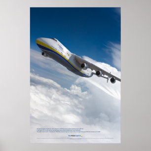 Póster Antonov An-225 Mriya: El Avión Más Grande del Mund