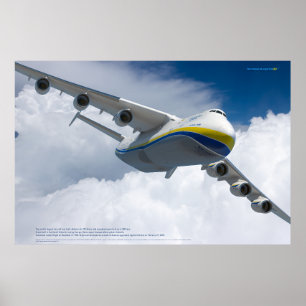 Póster Antonov An-225 Mriya: El avión más grande del mund
