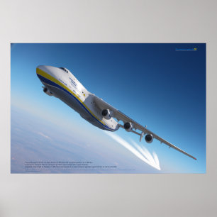 Póster Antonov An-225 Mriya: El avión más grande del mund