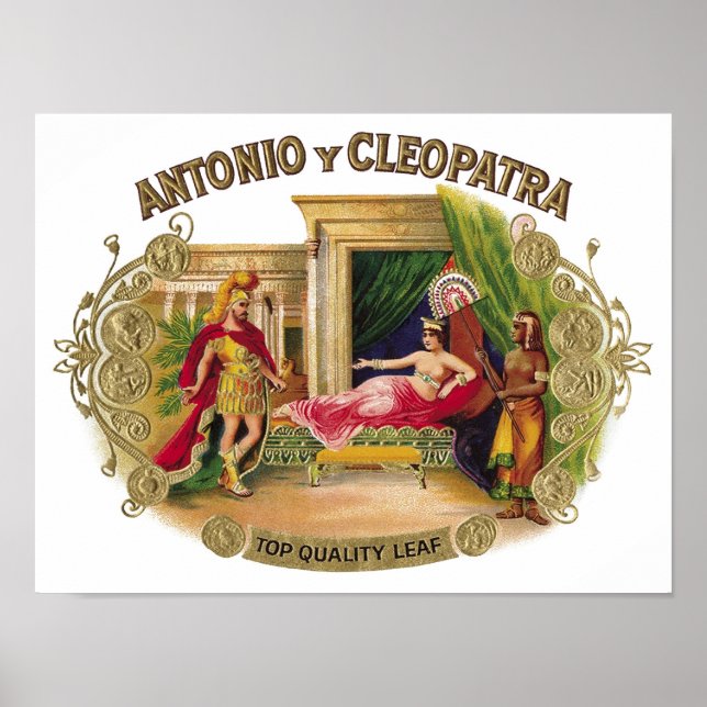 Póster Antoonio y Cleopatra (Frente)