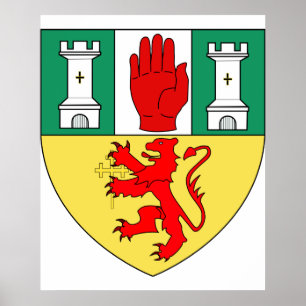Póster Antrim arms, Ireland