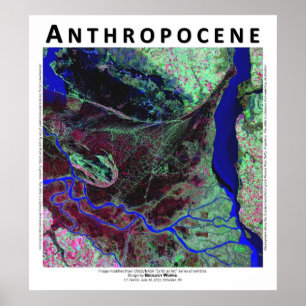 Póster Antropoceno V - Delta del río Parana, Argentina