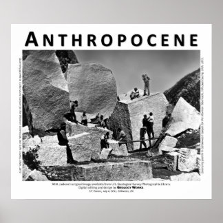 Póster Antropoceno VI - Barrio de Granito, Condado de Sal