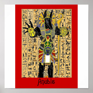 Póster Anubis dando vida para siempre