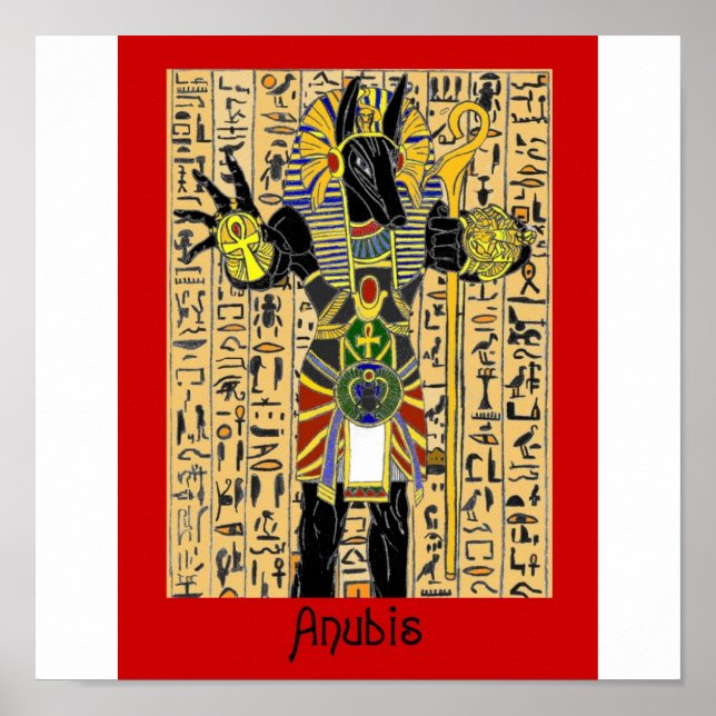 Póster Anubis dando vida para siempre (Frente)